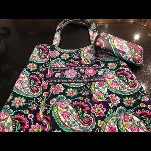 Vera Bradley pocketbook and matching wallet